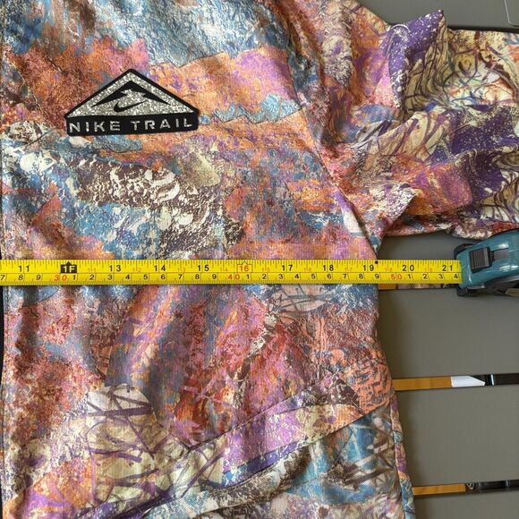 Nike Trail Packable Jacket Women's M Multi Printed Shield Windrunner CZ9538-468 - Picture 7 of 9